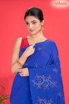 PURE COTTON KATHA STITCH BLUE