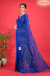 PURE COTTON KATHA STITCH BLUE
