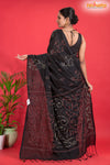 PURE COTTON KATHA STITCH BLACK