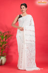 PURE COTTON KATHA STITCH WHITE