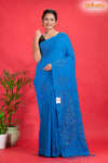 PURE COTTON KATHA STITCH SKY BLUE