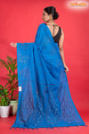 PURE COTTON KATHA STITCH SKY BLUE