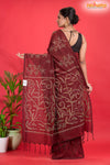 PURE COTTON KATHA STITCH BROWN
