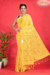 PURE COTTON KATHA STITCH YELLOW