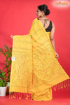 PURE COTTON KATHA STITCH YELLOW