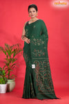 PURE COTTON KATHA STITCH GREEN