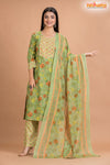 LIGHT GREEN COTTON KURTI