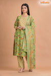 LIGHT GREEN COTTON KURTI