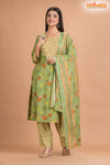 LIGHT GREEN COTTON KURTI