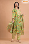 LIGHT GREEN COTTON KURTI