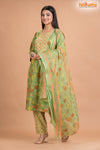 LIGHT GREEN COTTON KURTI
