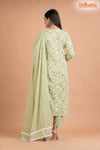 PISTA GREEN COTTON KURTI