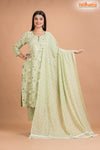 PISTA GREEN COTTON KURTI