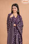 DEEP PURPLE  COTTON KURTI