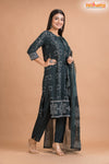 DEEP GREEN COTTON KURTI