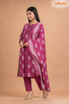 PURPLE PINK COTTON KURTI