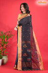 ASSAM COTTON OFF BLACK