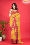 KOVAI KORA COTTON PURPLE YELLOW