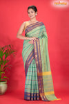 KOVAI KORA COTTON PURPLE GREEN