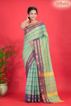 KOVAI KORA COTTON PURPLE GREEN