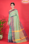 KOVAI KORA COTTON PURPLE GREEN