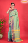 KOVAI KORA COTTON PURPLE GREEN