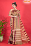 KOVAI KORA COTTON PURPLE GOLDEN BROWN
