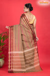 KOVAI KORA COTTON PURPLE GOLDEN BROWN