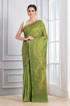 Hand Embroidery Stitche Green
