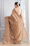 Hand Embroidery Stitch Pink Gold