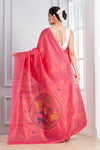 Hand Embroidery Stitch Pink Red