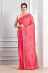 Hand Embroidery Stitch Pink Red