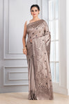 Hand Embroidery Stitch Pink Silver Gold