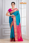 Kanjivaram Pure Silk Sky Pink