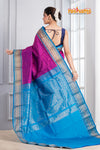 Kanjivaram Pure Silk Sky Purple