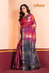 PURE PRINTED TUSSAR SILK PINK