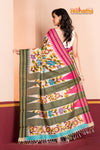 Vidarbha Pure Tussar White Kalamkari