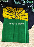 Mul Cotton Digital Print Saree – Black Yellow