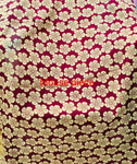 Maheshwari Zari Cotton Saree - Brown