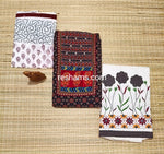 Cotton Ajrakh salwar with embroidery work in Black