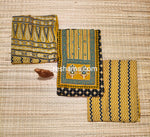 Cotton Ajrakh salwar with Colour Golden Mustard Yellow and Green