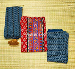 Cotton Ajrakh salwar with Colour Red and Blue