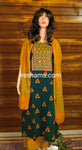 Cotton Ajrakh salwar with Colour Golden Yellow and Green