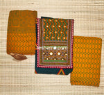 Cotton Ajrakh salwar with Colour Golden Yellow and Green