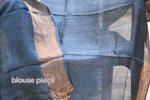 Tussar Shibori Print Silk Saree in Whitish Brown Colour - Handwoven