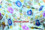 Tussar Shibori Kalamkari Silk Saree in  Purple Blue Colour - Handwoven