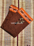 Pure Sambalpuri Cotton Saree -  Colour Orange