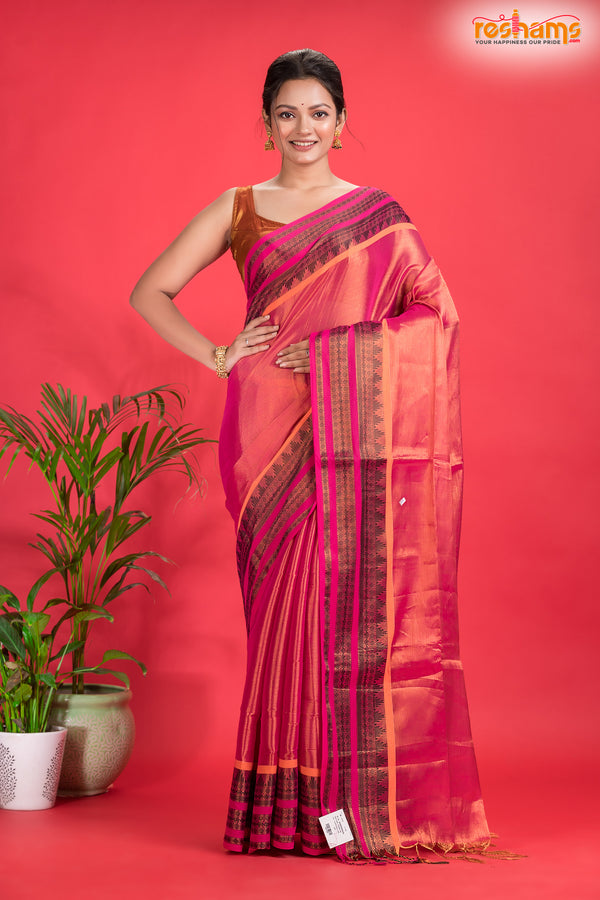 TISSUE LINEN  PINK GOLD