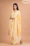 LIGHT YELLOW COTTON KURTI