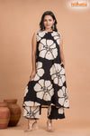 BLACK FLORAL COORD SET